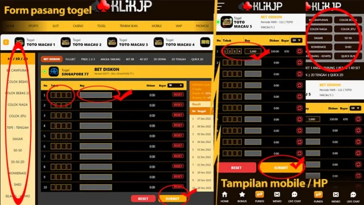 Tips memasang togel